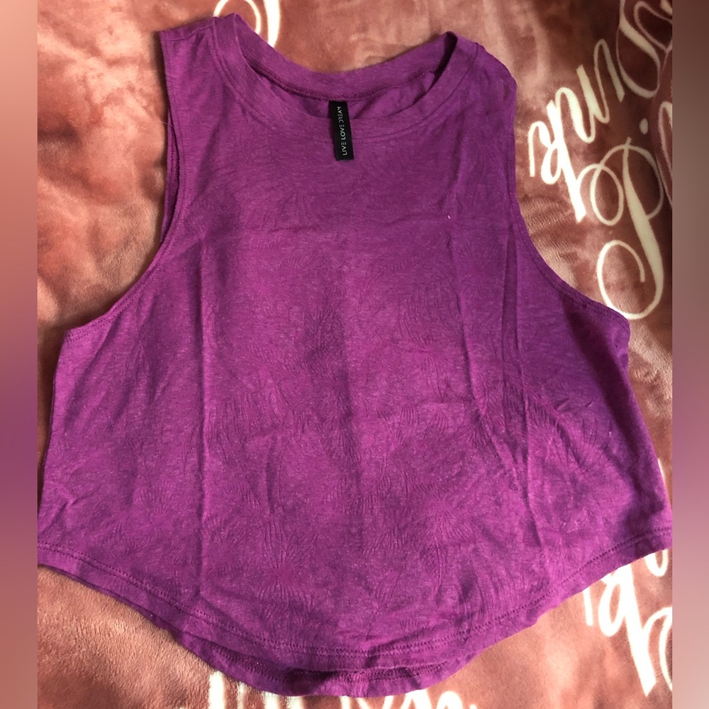 Aeropostale LLD Purple Crop Top